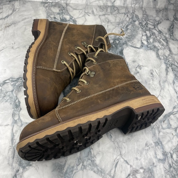 Timberland PRO Hightower 6" Alloy Toe Work Boot, Women's Size 9.5 , Brown - Picture 6 of 9